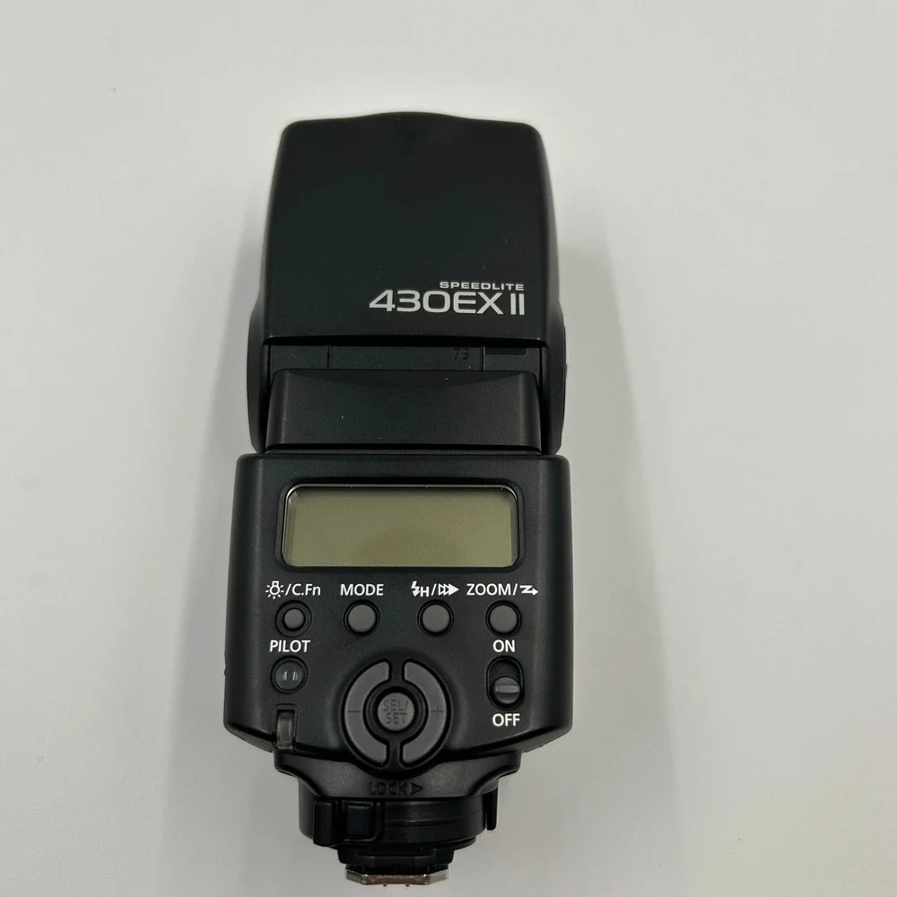 VTG Japan Canon Speedlite 430EX II Flash E-TTL DSLR Tested & Working *See Video*